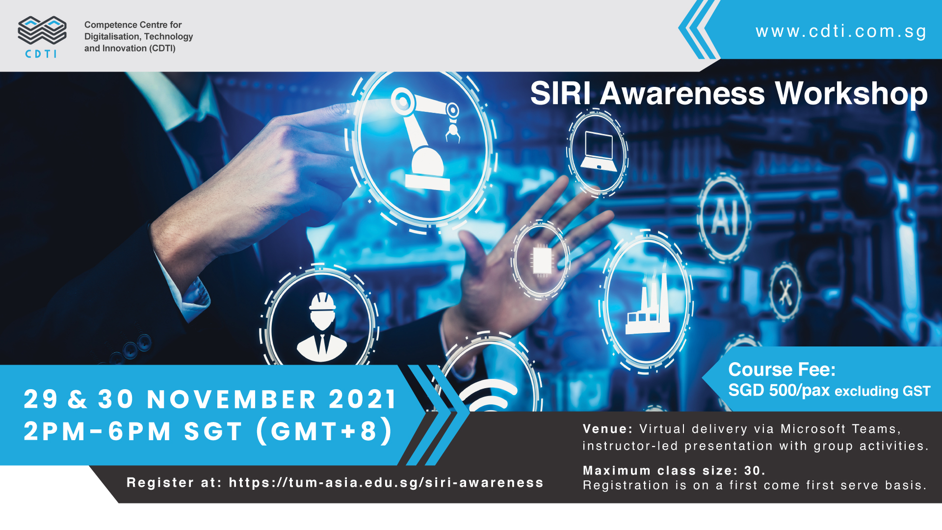SIRI Awareness Workshop banner